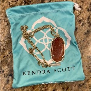 Kendra Scott necklace—Goldstone